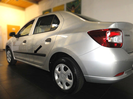 Seitenschutzleisten schwarz für Dacia Logan II SD & MCV 2. Gen. ab 10.2012- F20 e