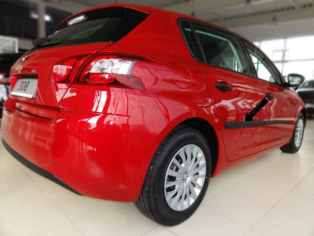 Seitenschutzleisten schwarz für Peugeot 308 & SW II Schrägheck & Kombi 2013- F20 b