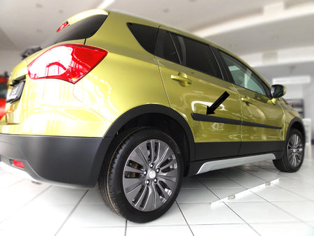 Seitenschutzleisten schwarz für Suzuki SX4 II S-Cross Kombi ab 08.2013- F20 b