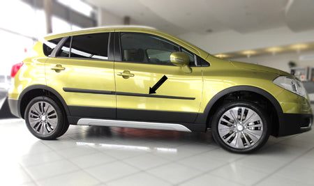 Seitenschutzleisten schwarz für Suzuki SX4 II S-Cross Kombi ab 08.2013- F20 e