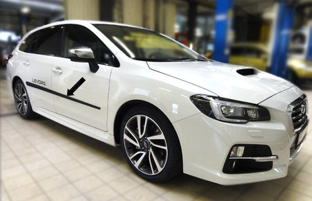 Seitenschutzleisten schwarz für Subaru Levorg Kombi ab Baujahr 03.2015- F20 d