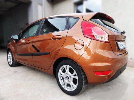 Seitenschutzleisten schwarz für Ford Fiesta ’09 VI 5-Türer vor Mopf 2008-11 F22 e