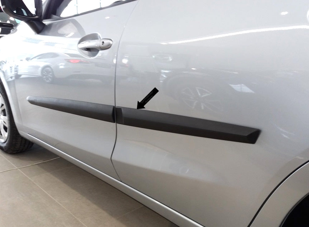 Seitenschutzleisten schwarz für Mazda 2 III Schrägheck Typ DJ ab 11.2014- F22 g