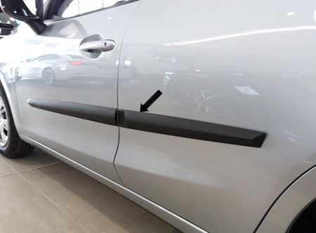 Seitenschutzleisten schwarz für Mazda 2 III Schrägheck Typ DJ ab 11.2014- F22 g