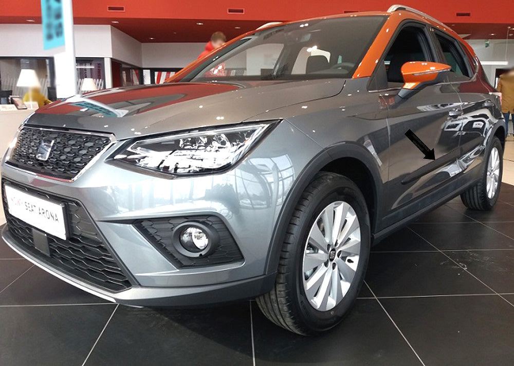 Seitenschutzleisten schwarz für Seat Arona SUV Kombi ab 10.2017- F22 b