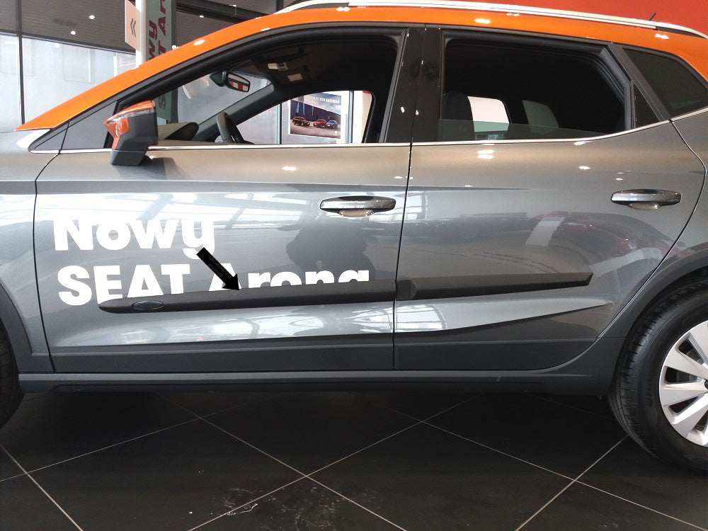 Seitenschutzleisten schwarz für Seat Arona SUV Kombi ab 10.2017- F22 e