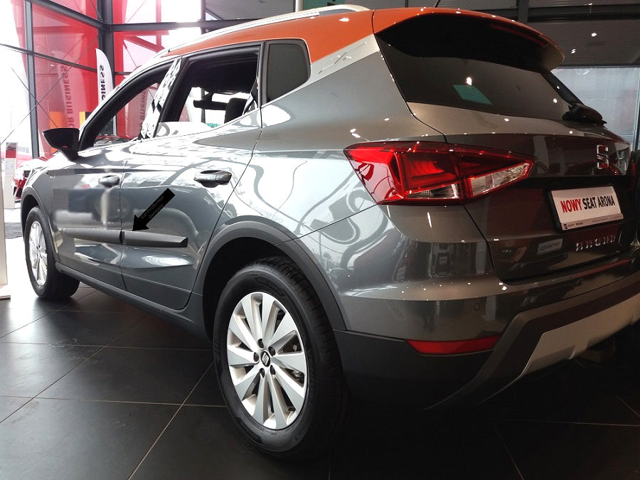 Seitenschutzleisten schwarz für Seat Arona SUV Kombi ab 10.2017- F22 f