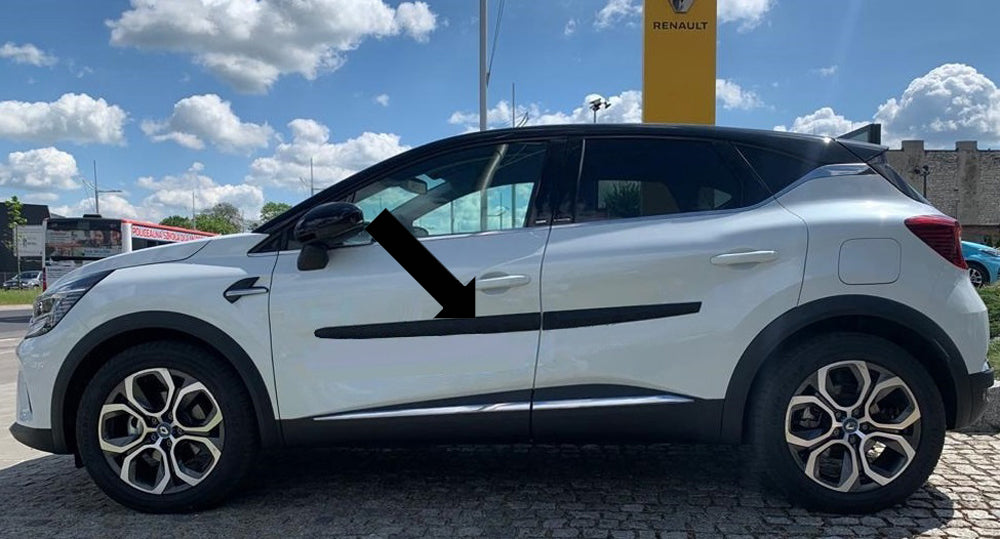 Seitenschutzleisten schwarz für Renault Captur II ab Baujahr 09.2019- 3700022b