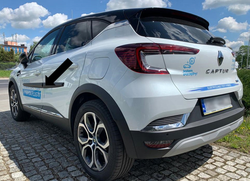 Seitenschutzleisten schwarz für Renault Captur II ab Baujahr 09.2019- 3700022e