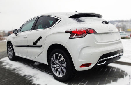 Seitenschutzleisten schwarz für Citroen DS4 Schrägheck Citroën DS 4 ab 2011- F23 b