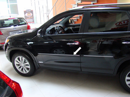 Seitenschutzleisten schwarz für Kia Sorento II SUV Kombi XM 11.2010-12.2014 F23 d