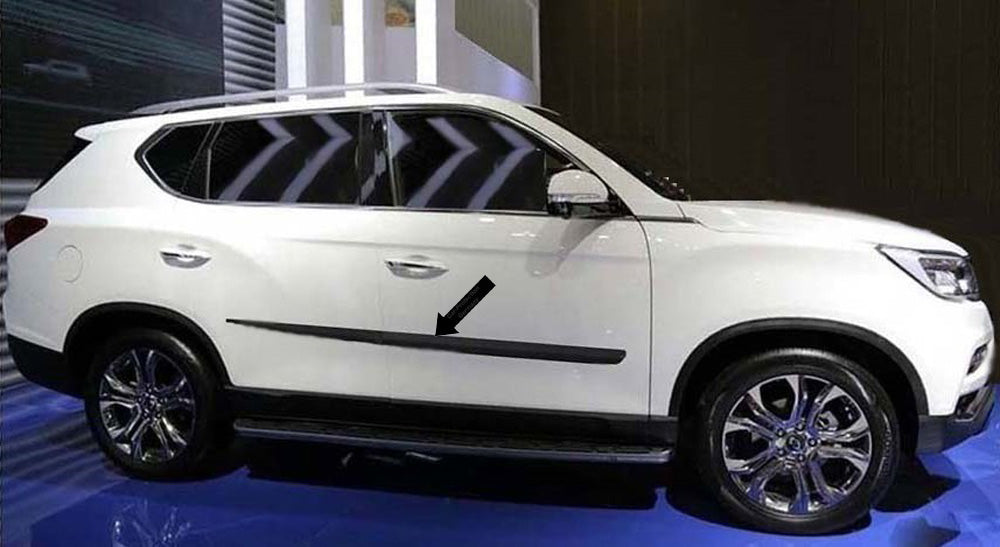 Seitenschutzleisten schwarz für SsangYong Rexton W II 2. Gen. ab 03.2017- F24 d