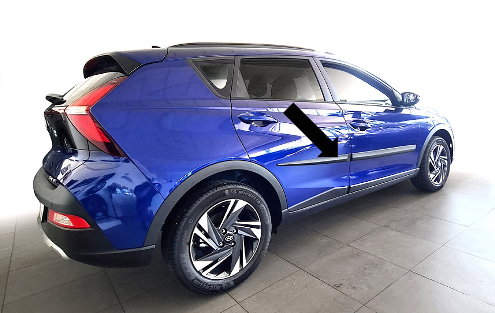 Seitenschutzleisten schwarz für Hyundai Bayon ab Baujahr 03.2021- F24 3700024 d