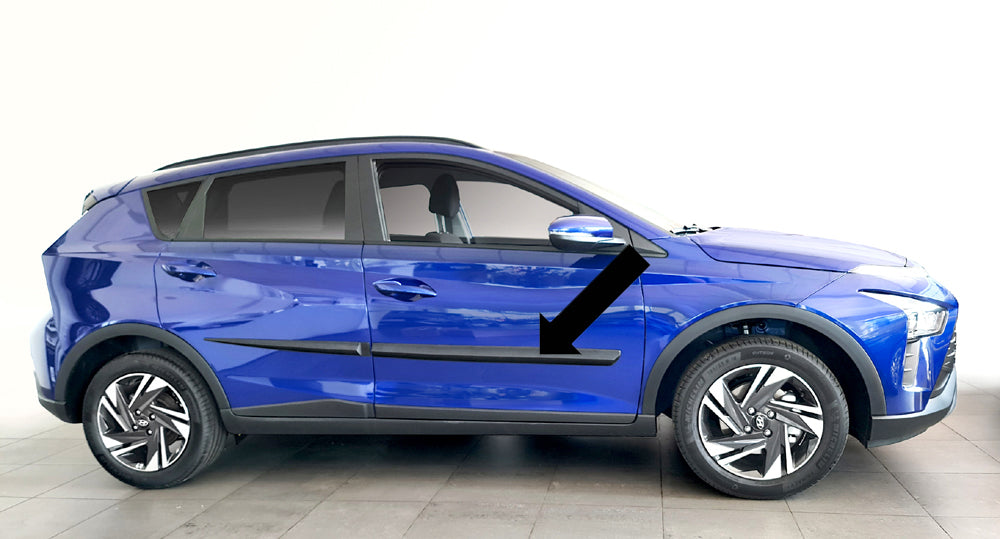 Seitenschutzleisten schwarz für Hyundai Bayon ab Baujahr 03.2021- F24 3700024 e