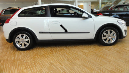 Seitenschutzleisten schwarz für Volvo C30 Kombicoupé Typ M Bauj. 2006–2012 F25 d
