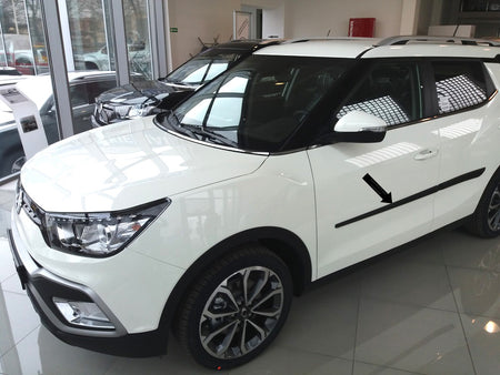 Seitenschutzleisten schwarz für SsangYong Tivoli Kompakt-SUV ab 03.2015- F27 b