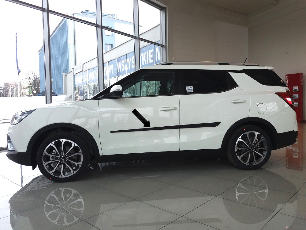Seitenschutzleisten schwarz für SsangYong Tivoli Kompakt-SUV ab 03.2015- F27 d