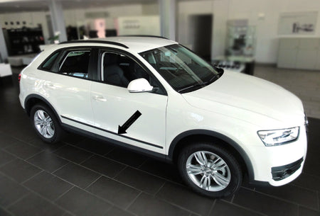 Seitenschutzleisten schwarz für Audi Q3 SUV Kombi ab Baujahr 06.2011- F35 b