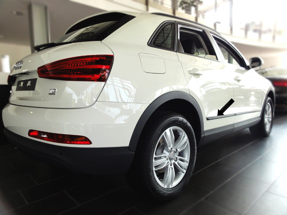 Seitenschutzleisten schwarz für Audi Q3 SUV Kombi ab Baujahr 06.2011- F35 e