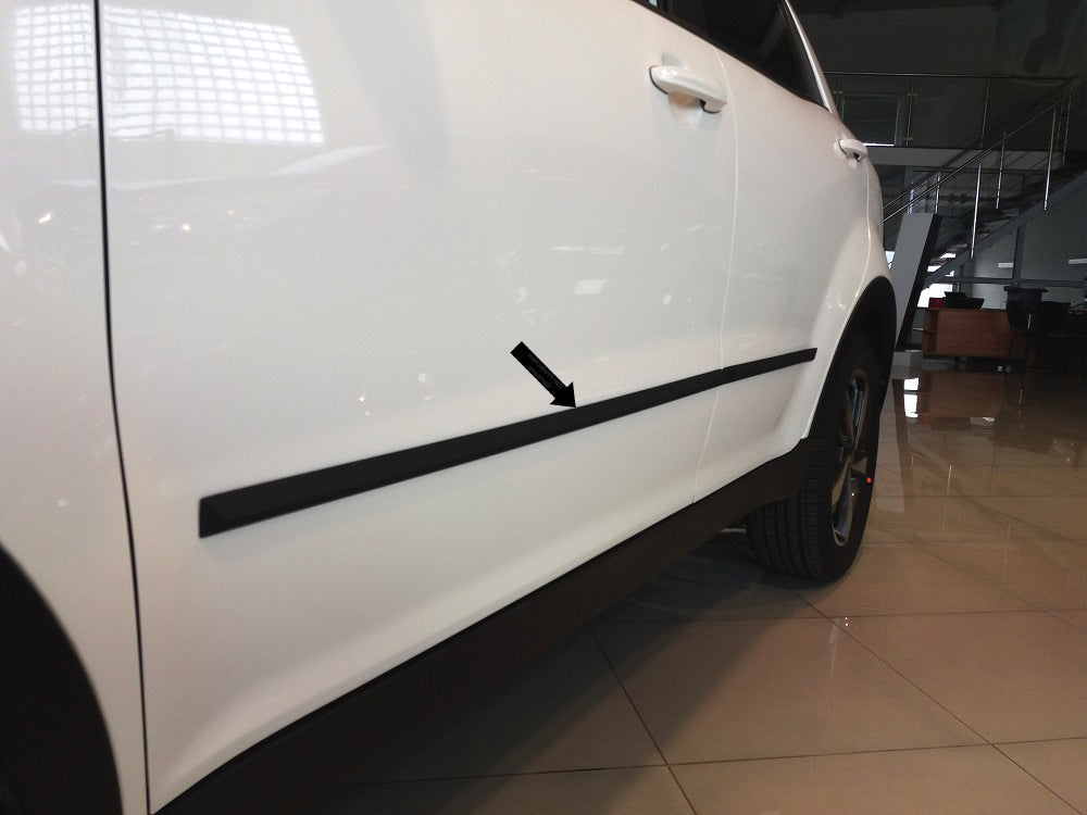 Seitenschutzleisten schwarz für SsangYong Korando SUV ab facelift Bj. 2017- F3 d