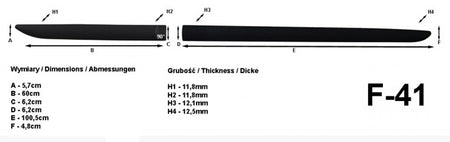 Seitenschutzleisten schwarz für Nissan Qashqai I 1. Generation 2007-10.2013 F41 c