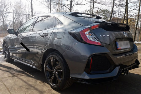 Seitenschutzleisten schwarz für Honda Civic X Schrägheck 5-Türer ab 09.2016- F41 f