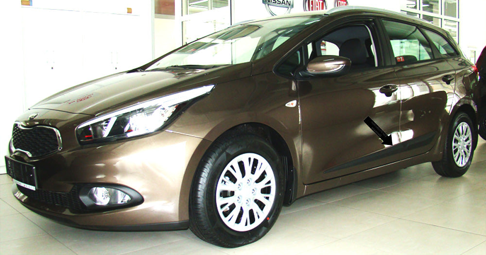 Seitenschutzleisten schwarz für Kia cee’d II Kombi ceed 2. Gen. ab 04.2012- F42 e