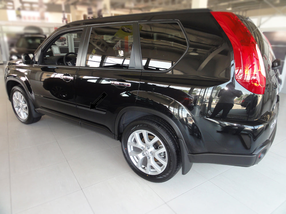 Seitenschutzleisten schwarz für Nissan X-Trail II T31 SUV Kombi 2008-11.2013 F43 b