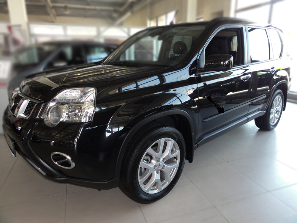 Seitenschutzleisten schwarz für Nissan X-Trail II T31 SUV Kombi 2008-11.2013 F43 e