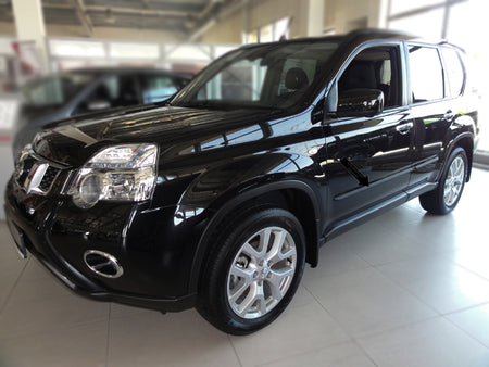 Seitenschutzleisten schwarz für Nissan X-Trail II T31 SUV Kombi 2008-11.2013 F43 e