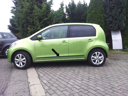 Seitenschutzleisten schwarz für Skoda Citigo Schrägheck 5-Türer ab 10.2011- F43 d