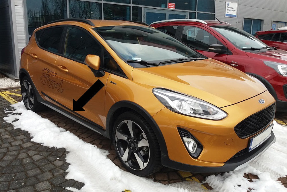 Seitenschutzleisten schwarz für Ford Fiesta VII ab Baujahr 01.2017- F43 b