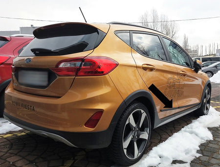 Seitenschutzleisten schwarz für Ford Fiesta VII ab Baujahr 01.2017- F43 e