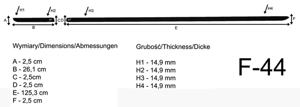Seitenschutzleisten schwarz für Volkswagen VW up! Schrägheck 3Türer ab 2012- F44 c