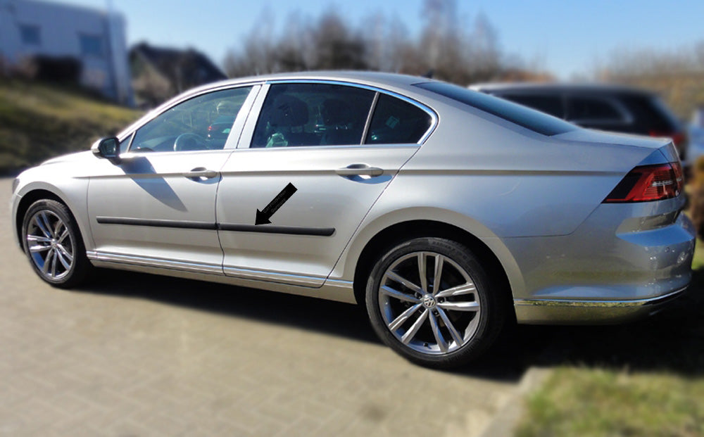 Seitenschutzleisten schwarz für VW Passat B8 Limousine Typ 3G2 ab 08.2014- F46 b