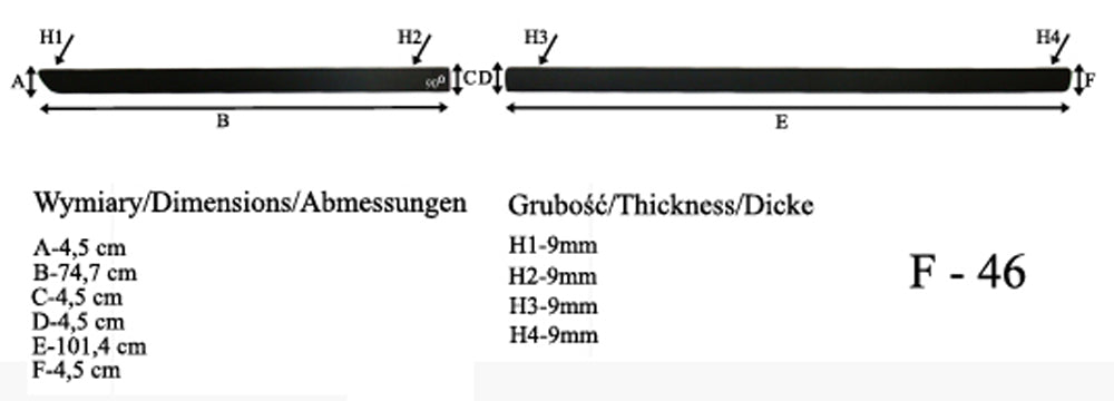 Seitenschutzleisten schwarz für VW Passat B8 Limousine Typ 3G2 ab 08.2014- F46 c