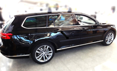 Seitenschutzleisten schwarz für VW Passat B8 Variant Typ 3G5 Kombi 11.2014- F46 b