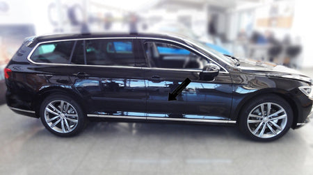 Seitenschutzleisten schwarz für VW Passat B8 Variant Typ 3G5 Kombi 11.2014- F46 d