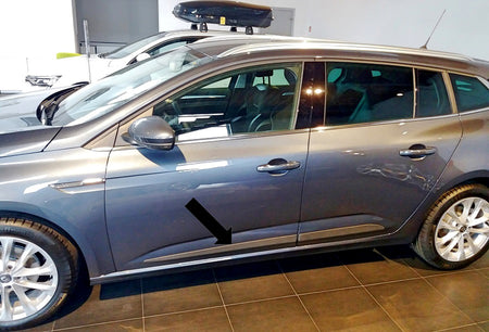 Seitenschutzleisten schwarz für Renault Megane IV Grandtour Kombi ab 4.2016- F52 d