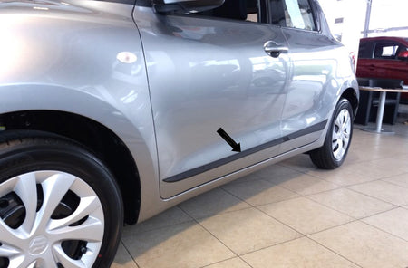 Seitenschutzleisten schwarz für Suzuki Swift V 5-Türer Typ AZ ab 04.2017- F53 e