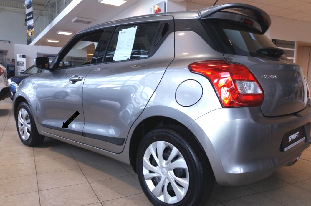 Seitenschutzleisten schwarz für Suzuki Swift V 5-Türer Typ AZ ab 04.2017- F53 f