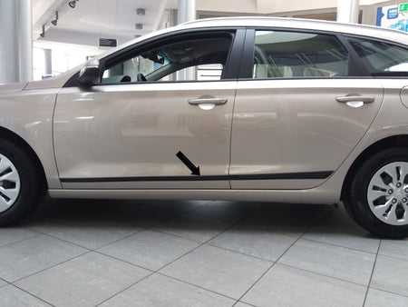 Seitenschutzleisten schwarz für Hyundai i30 CW III Kombi ab Bj. 06.2017- F54 d