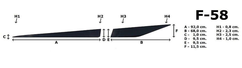 Seitenschutzleisten schwarz für Lexus NX 300H SUV NX300H ab Baujahr 07.2014- F58 c