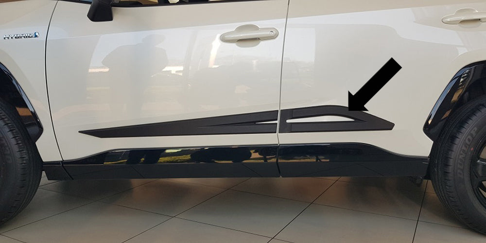 Seitenschutzleisten schwarz für Suzuki Across ab Baujahr 07.2020- F63 e
