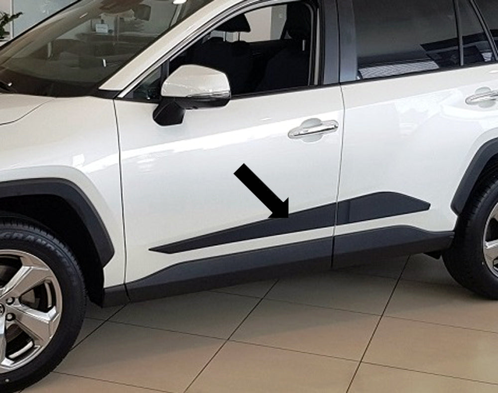 Seitenschutzleisten schwarz für Suzuki Across ab Baujahr 07.2020- F64 f