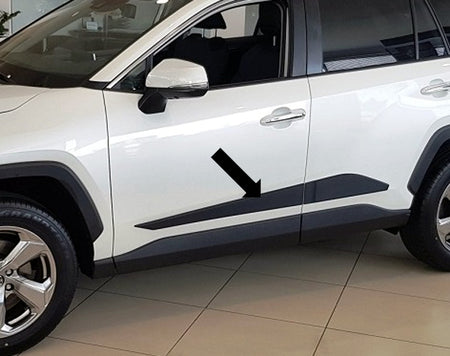Seitenschutzleisten schwarz für Suzuki Across ab Baujahr 07.2020- F64 f