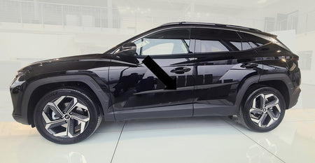 Seitenschutzleisten schwarz für Hyundai Tucson SUV 4. Gen. Typ NX4 09.2020- F68 g