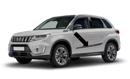 Seitenschutzleisten schwarz für Suzuki Vitara Typ LY ab Facelift Baujahr 11.2018- LB002 b