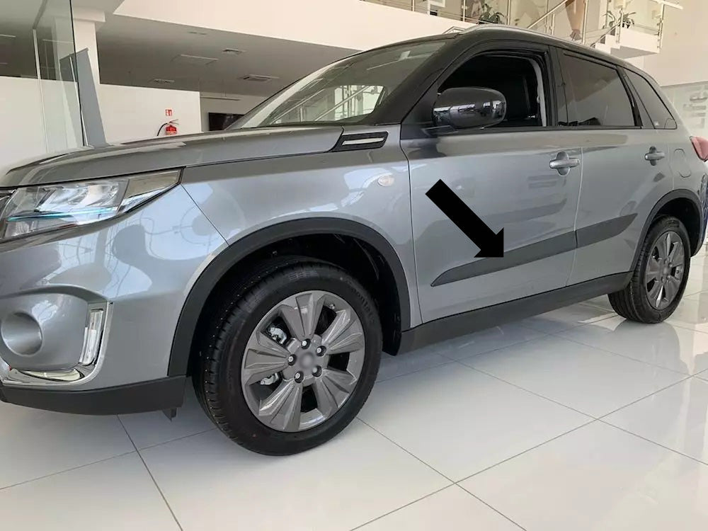 Seitenschutzleisten schwarz für Suzuki Vitara Typ LY ab Facelift Baujahr 11.2018- LB002 d