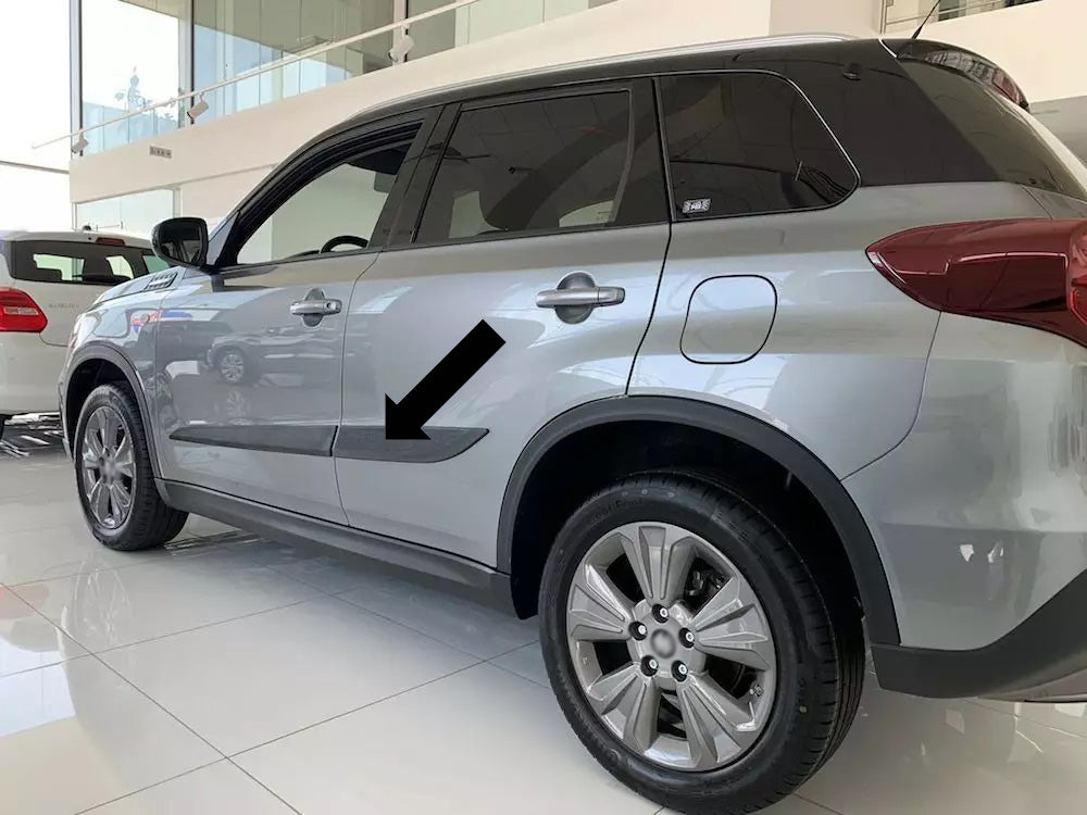 Seitenschutzleisten schwarz für Suzuki Vitara Typ LY ab Facelift Baujahr 11.2018- LB002 e